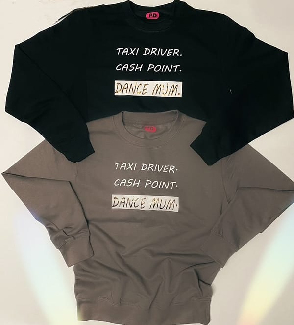 Print Dance Black & Grey Sweatshirt